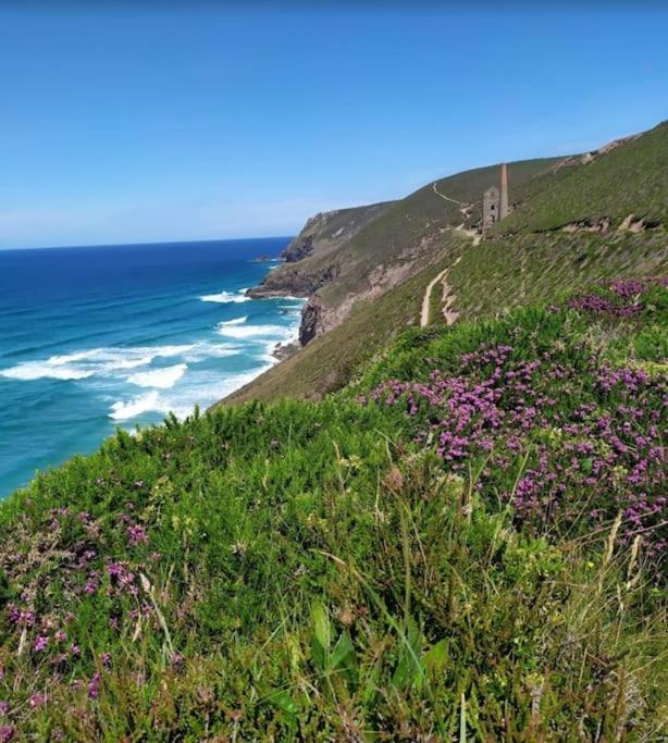 Newly Renovated Characterful Cottage, Wheal Rose Scorrier Exterior photo